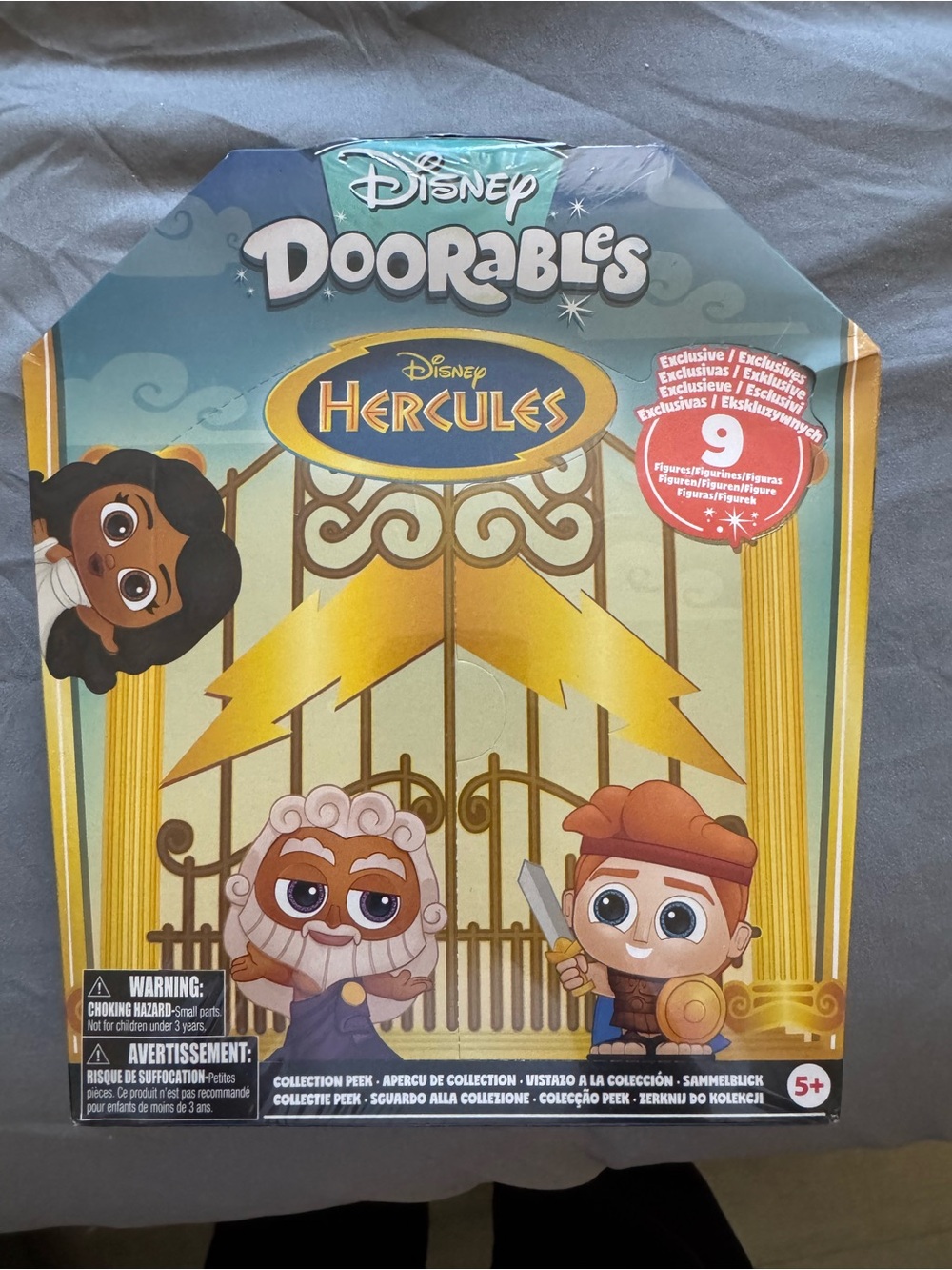 Disney Doorables Hercules Collector Set - Blue, Green & Gold
